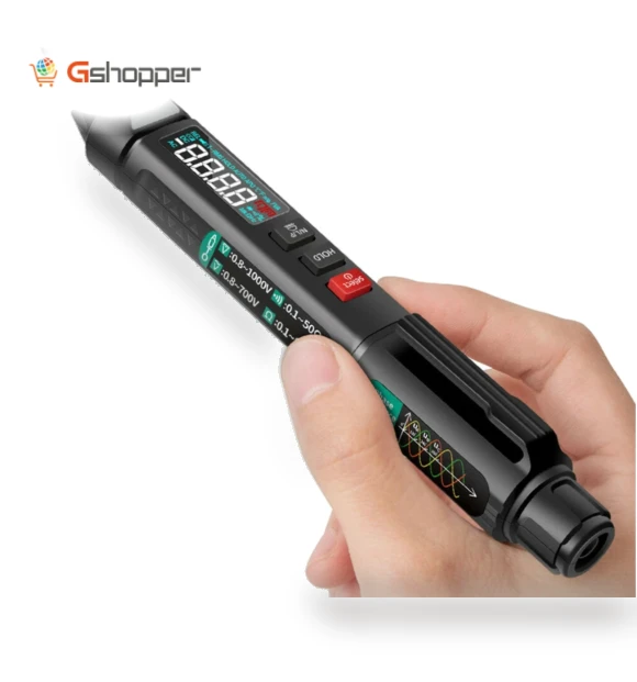 True RMS Digital Multimeter with Voltage Test Pen and Phase Sequences Meter — Battery Testers, ANENG