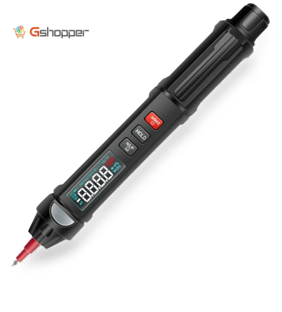 True RMS Digital Multimeter with Voltage Test Pen and Phase Sequences Meter — Battery Testers, ANENG