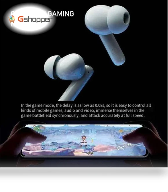 TWS Earbuds with ANC and Low Gaming Latency — In-Ear Headphones, EDIFIER