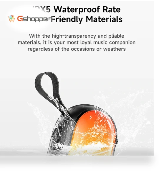 Wireless Bluetooth Speaker with RGB Colorful Light — Portable Audio Solutions, AWEI