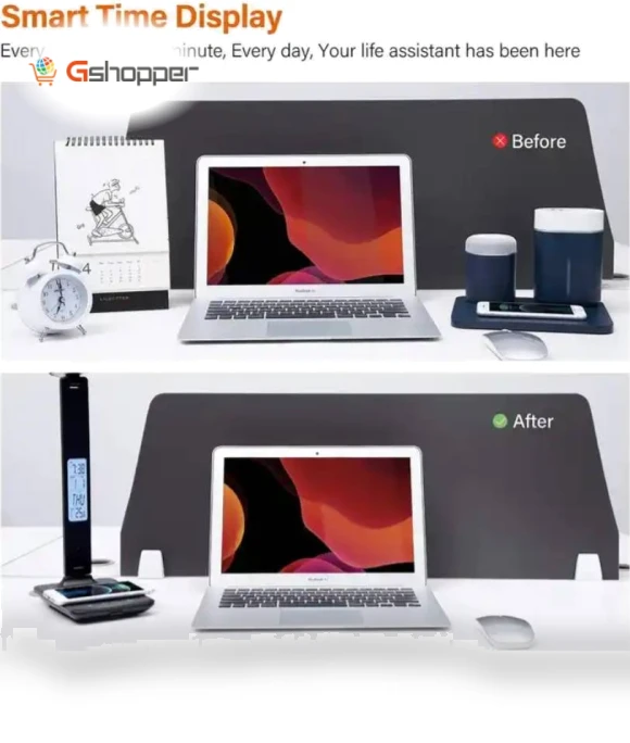 Wireless Charger LED Desk Lamp — Study & Desk Lighting