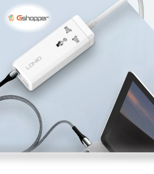 65W USB C Charger 4 Ports USB Output Desktop Power Strip — Chargers, LDNIO