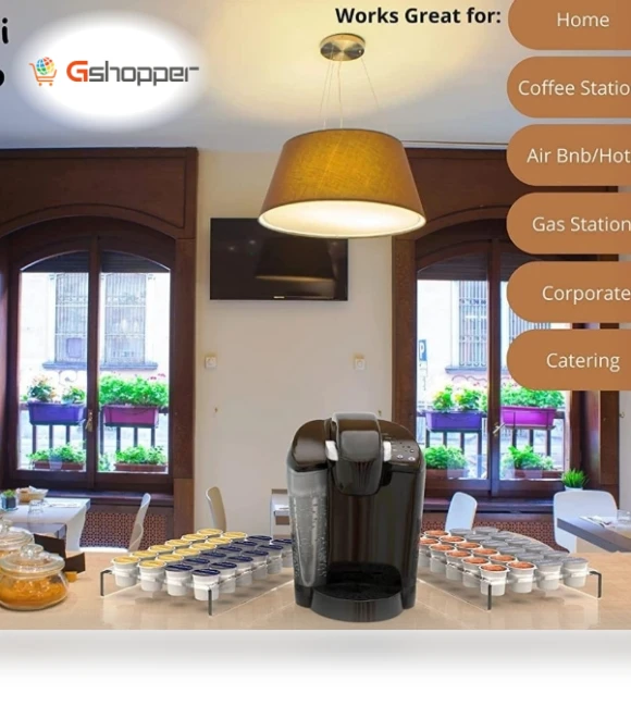 Acrylic 24 Holes Coffee Capsule Storage Display Stand — Coffee Pod Holders