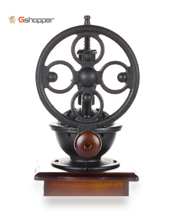 Antique Cast Iron Hand Crank Coffee Grinder — Hand Coffee Grinders