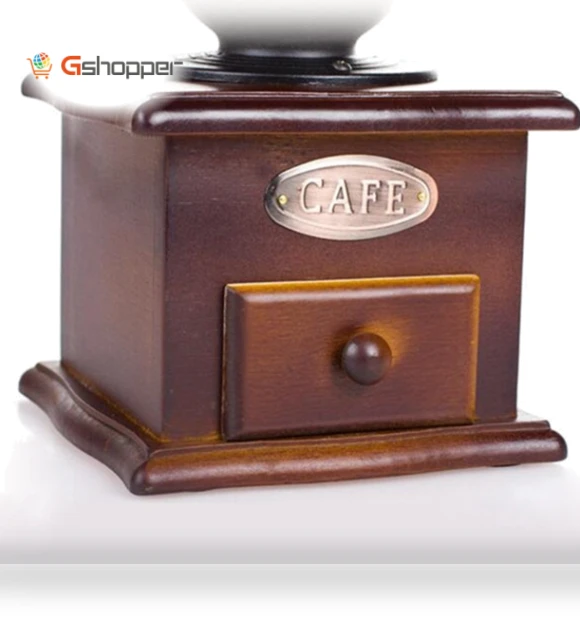 Antique Cast Iron Hand Crank Coffee Grinder — Hand Coffee Grinders