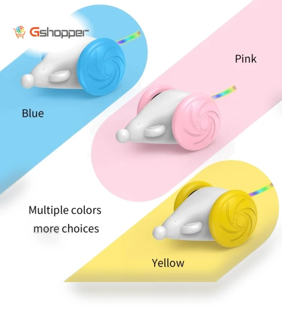 Automatic Light Crazy Mouse Pet Toy — Cat Playthings