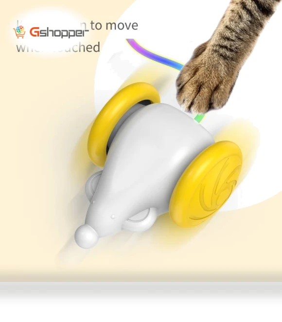 Automatic Light Crazy Mouse Pet Toy — Cat Playthings