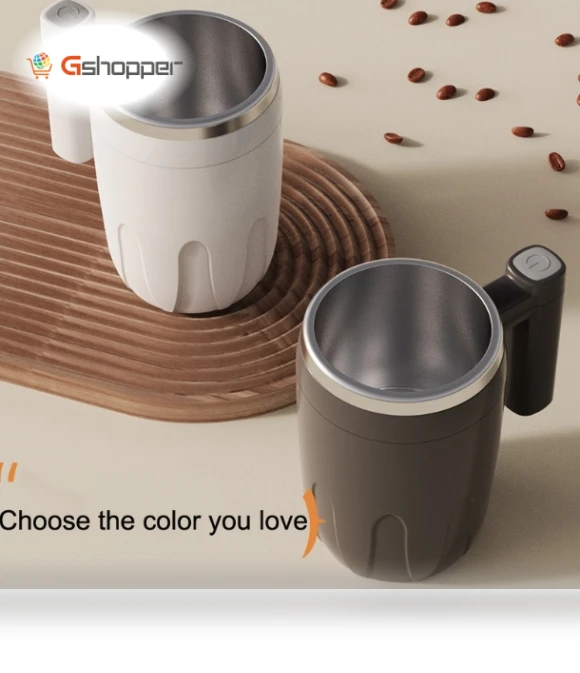 Automatic Stainless Steel Stirring Cup — Drink Stirrers