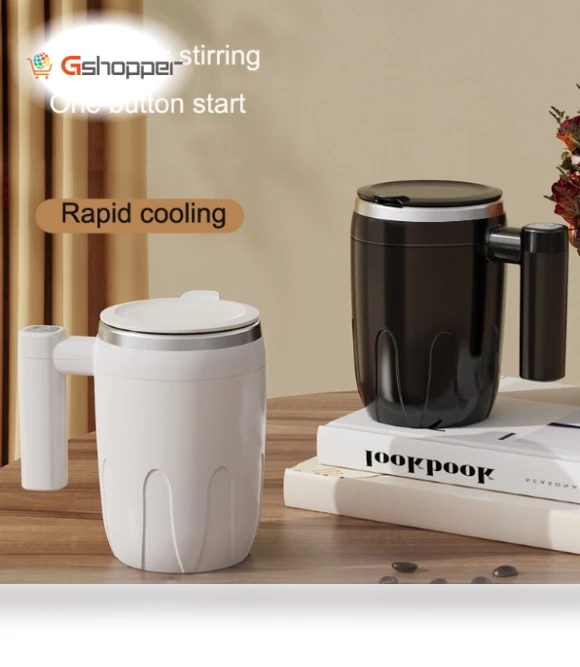 Automatic Stainless Steel Stirring Cup — Drink Stirrers