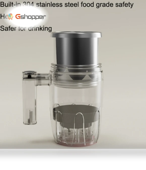 Automatic Stainless Steel Stirring Cup — Drink Stirrers