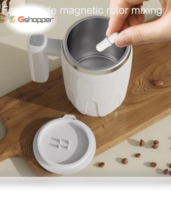Automatic Stainless Steel Stirring Cup — Drink Stirrers
