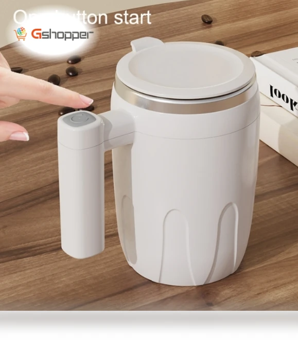 Automatic Stainless Steel Stirring Cup — Drink Stirrers