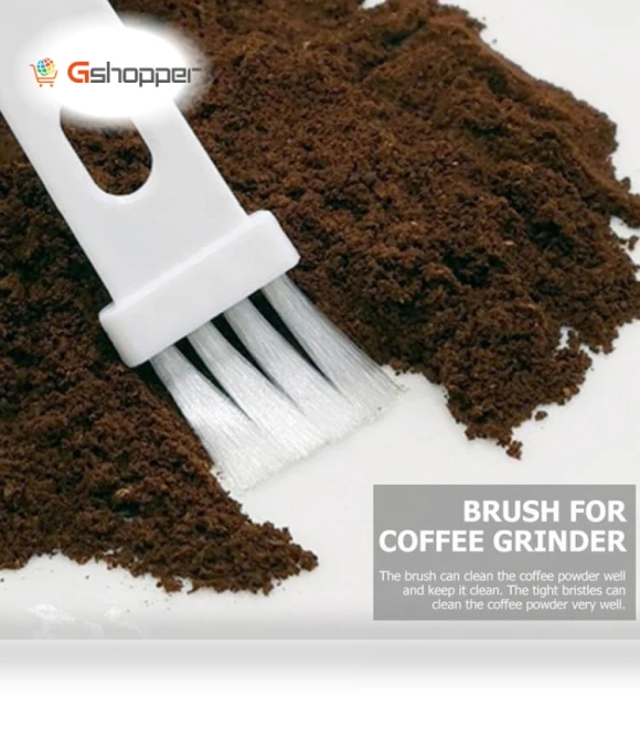 Coffee Bean Grinder Spoon Cleaning Brush Set — Cleaning Products