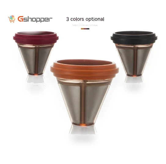 Cone Shaped Pour Over Coffee Dripper — Manual Brew Coffee Makers