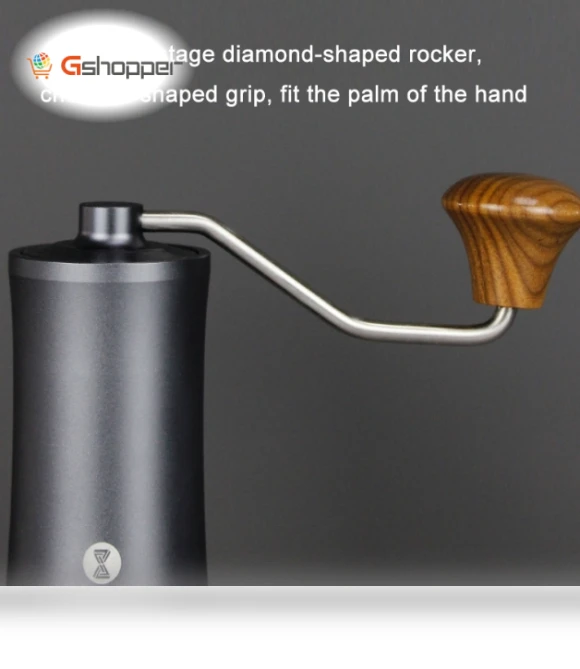 Dual Shaft Hand Crank Coffee Bean Grinder — Hand Coffee Grinders