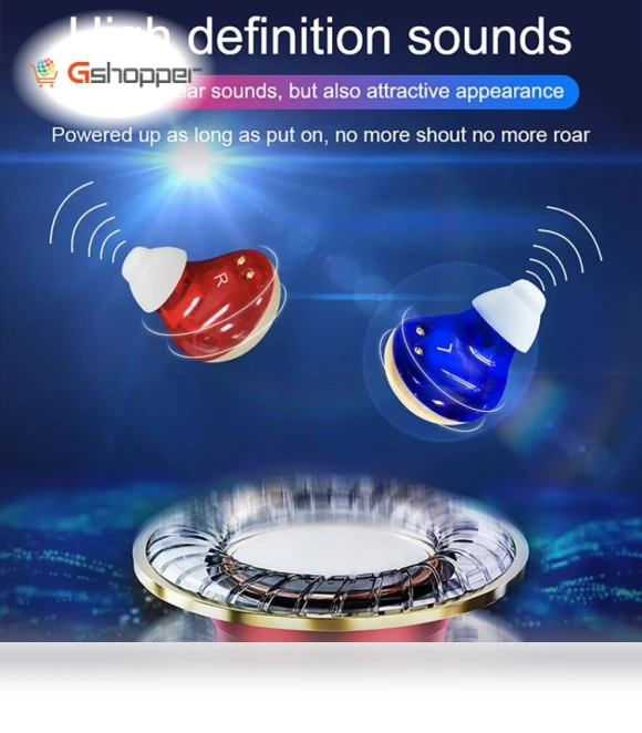 Elderly Sound Amplifier Auxiliary Hearing Device — Hearing Support