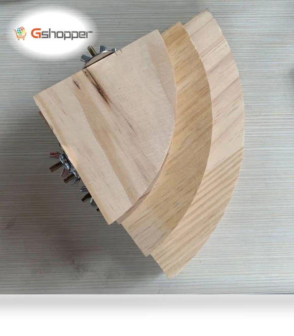 Fan-Shaped Platform Station Board Hamster Springboard Rest Platform — Exercise Wheels, Parrot Log