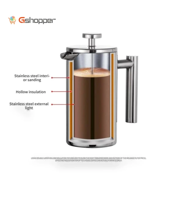 French Pressure Coffee Pot — French Press Coffee Makers