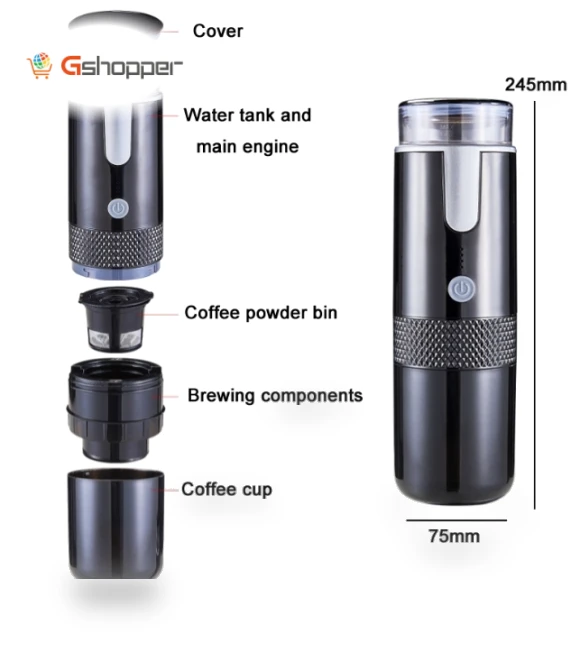 Fully Automatic Portable Wireless Coffee Machine — Coffee Makers
