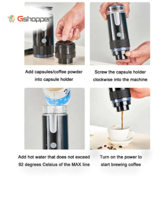 Fully Automatic Portable Wireless Coffee Machine — Coffee Makers