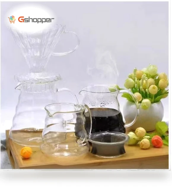 Heat-resistant Hand-brewed Coffee Glass Pot — Coffee Makers