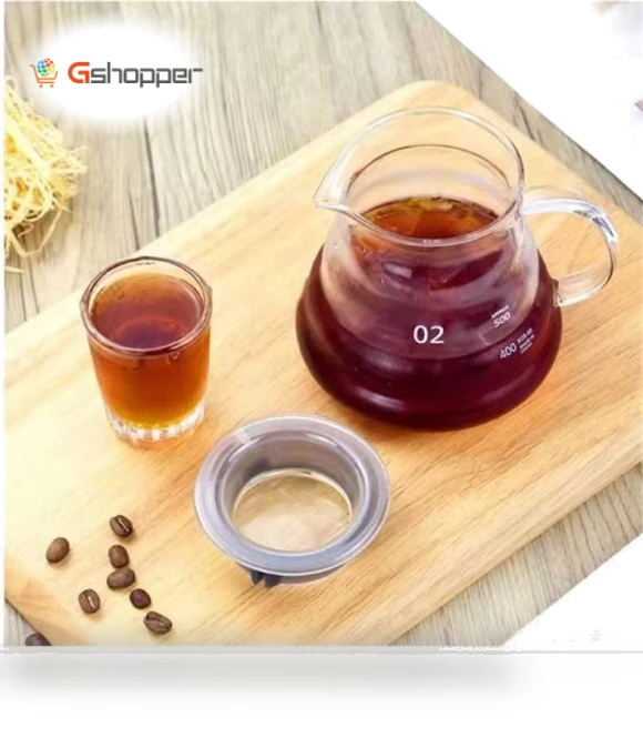 Heat-resistant Hand-brewed Coffee Glass Pot — Coffee Makers