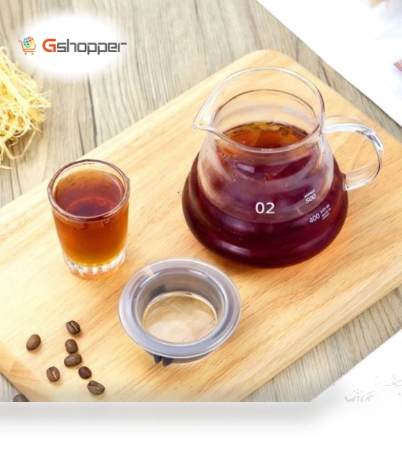Heat-resistant Hand-made Coffee Glass Pot — Stovetop Moka Pots