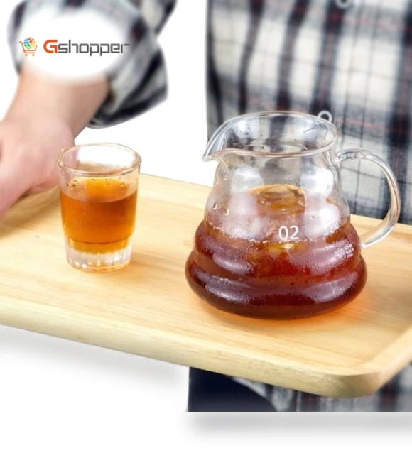 Heat-resistant Hand-made Coffee Glass Pot — Stovetop Moka Pots