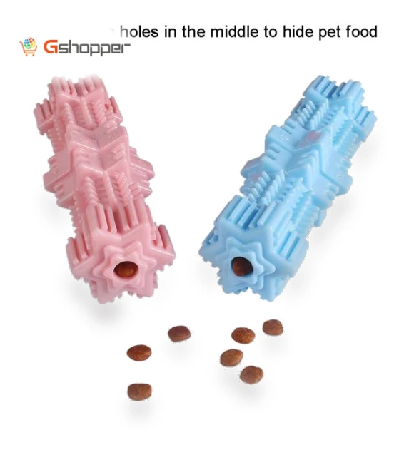 Hexagonal Molar Rods Pet Tooth Brush — Toys