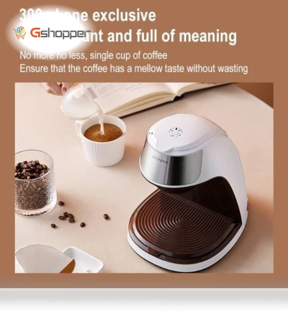 Home Office Small Portable Drip Coffee Machine — Single-Cup Coffee Makers, Konka