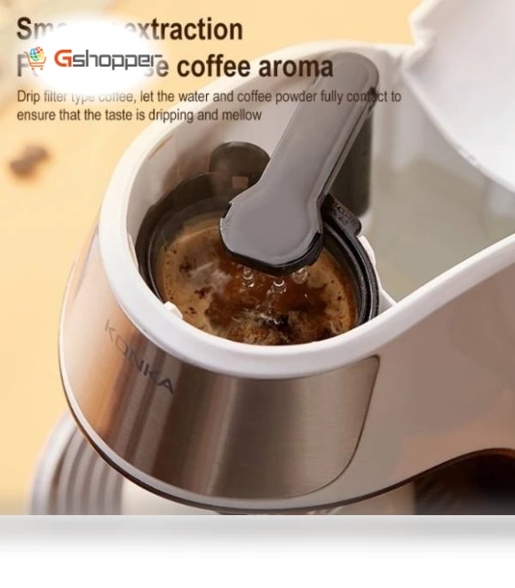 Home Office Small Portable Drip Coffee Machine — Single-Cup Coffee Makers, Konka