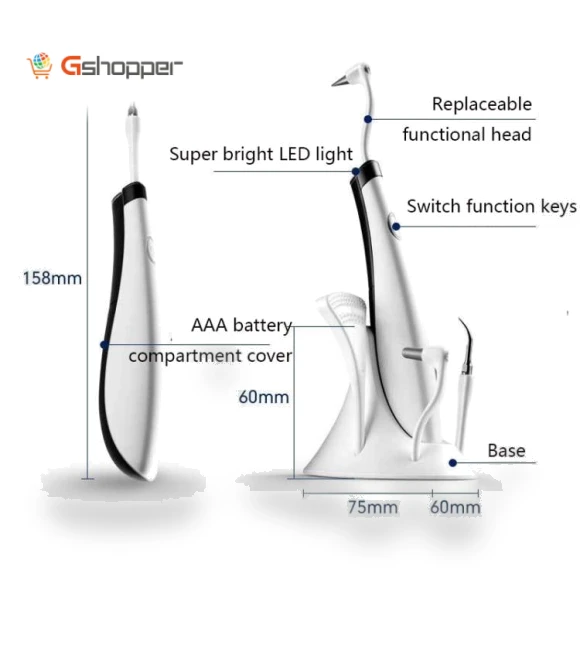 Household Sonic Scaler Portable Dental Care Tool — Ultrasonic Scalers