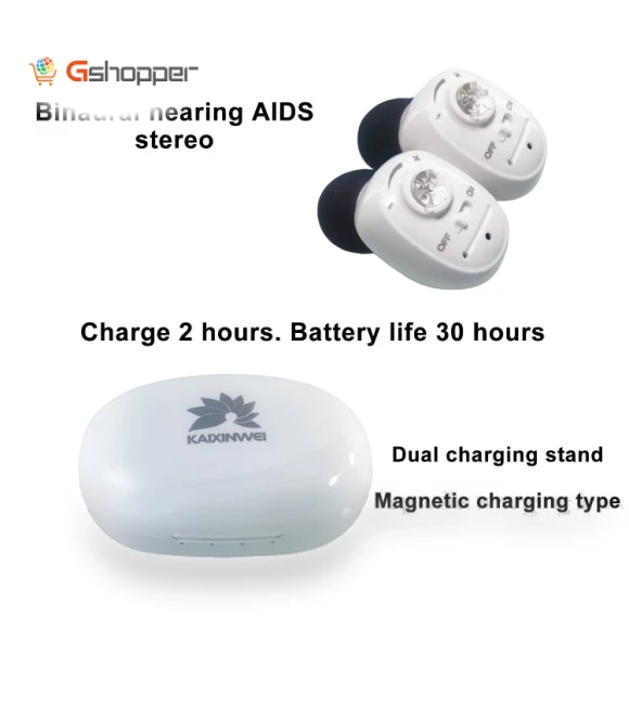 In-ear Hearing Aid Sound Amplifier — Hearing Support, KAIXINWEI