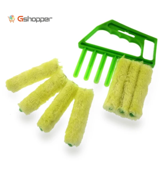 Microfiber Blind Dust Removal Cleaning Brush — Dusting Tools
