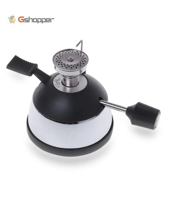 Mini Gas Burner with Ceramic Flame Head — Portable Cooking Solutions