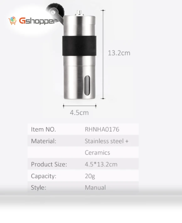 Mini Manual Stainless Steel Coffee Grinder — Hand Coffee Grinders