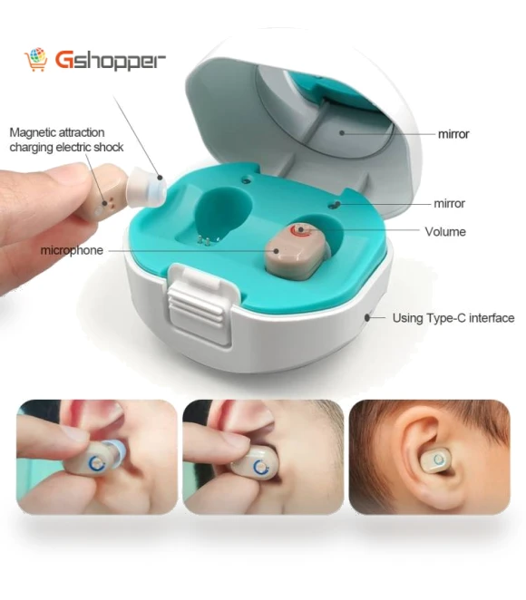On-Ear Sound Amplifier Hearing Aid — Hearing Support