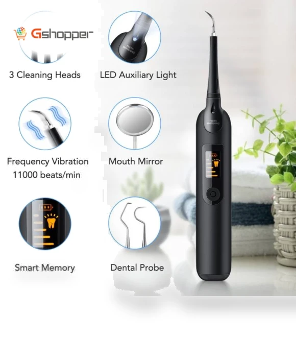 Portable Electric Dental Cleaning And Scaler Tool — Power Flossers
