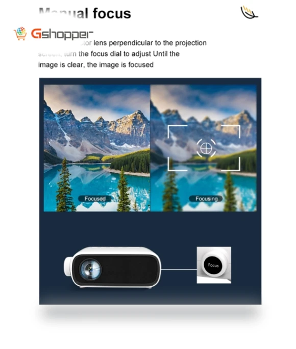 Portable Home Theater Mini LED HD Digital Projector — Home Theater Projectors