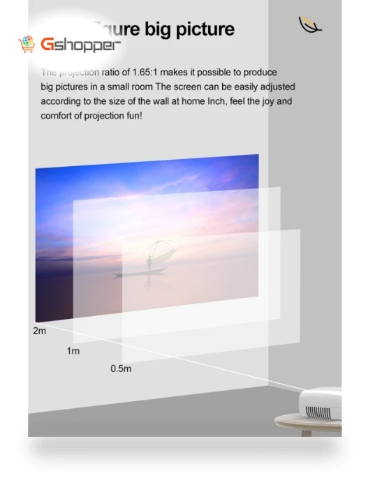 Portable Home Theater Mini LED HD Digital Projector — Home Theater Projectors