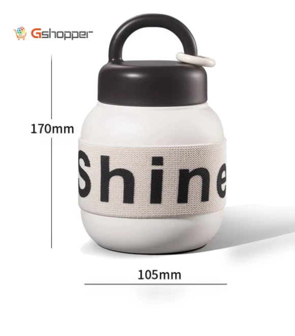 Portable Thermos Coffee Cup with Tea Filter — Travel Drinkware