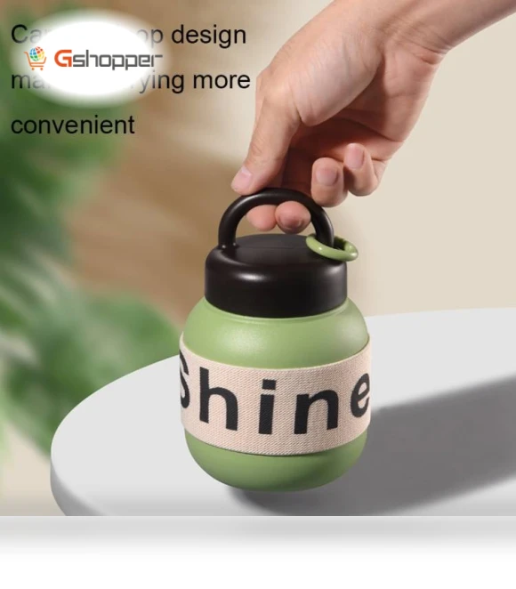 Portable Thermos Coffee Cup with Tea Filter — Travel Drinkware