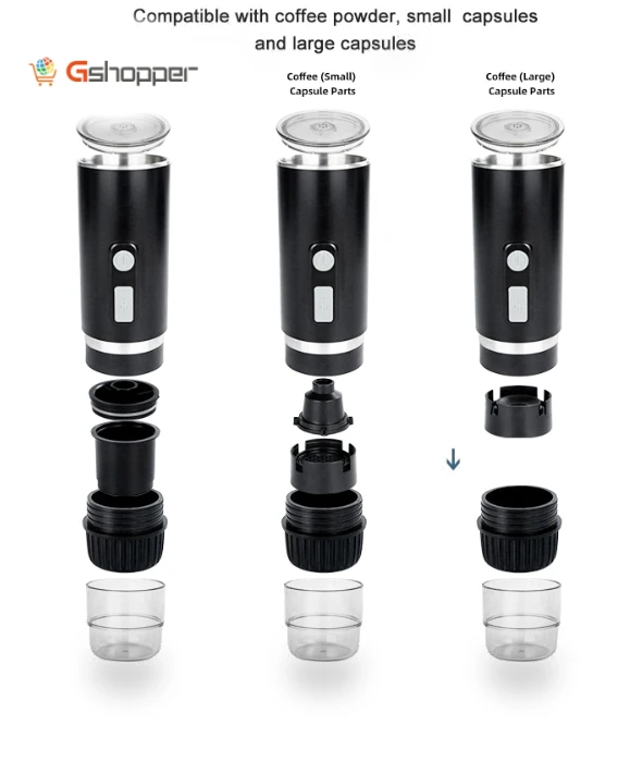 Portable Universal Automatic Espresso Capsule Coffee Maker — Coffee & Espresso Combos