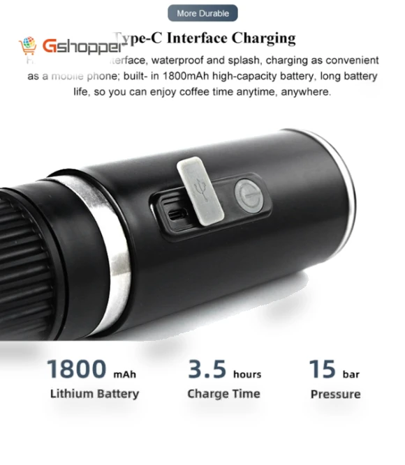 Portable Universal Automatic Espresso Capsule Coffee Maker — Coffee & Espresso Combos
