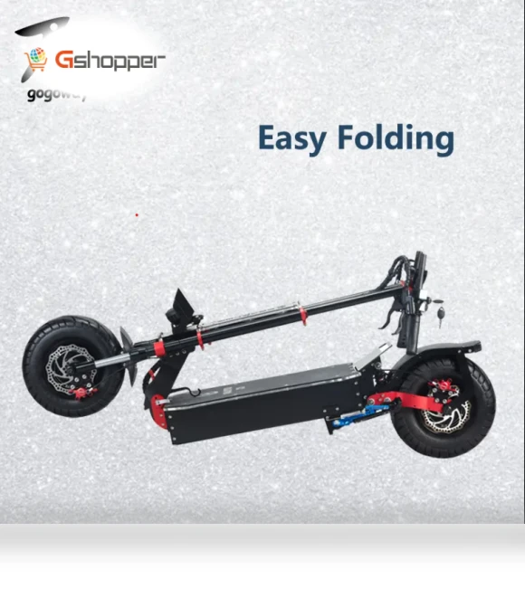Powerful 13 Inch Fat Tire Electric Scooter — Electric Self-Balancing Scooters, Quickwheel