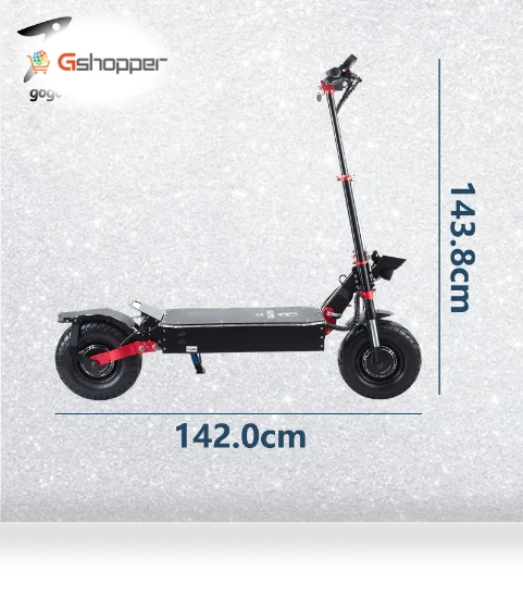 Powerful 13 Inch Fat Tire Electric Scooter — Electric Self-Balancing Scooters, Quickwheel