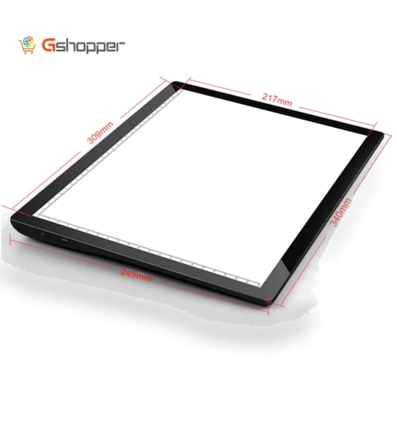 Rechargeable Copy Table Soft Light Eye Protection Wraparound Copy Board Drawing Tablet — Drawing Boards