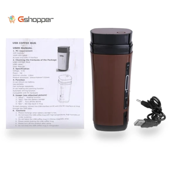 Rechargeable Heating Self-stirring Warm Coffee Cup — Beverage Warmers