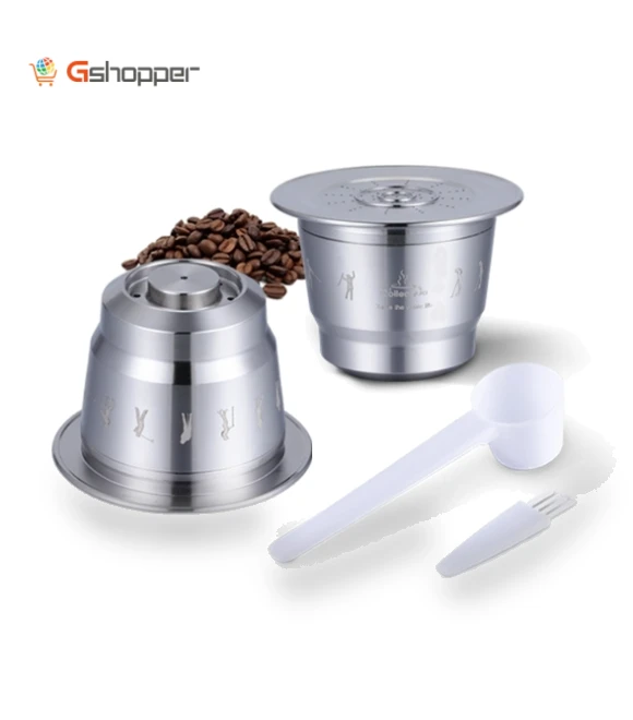 Reusable Stainless Steel Coffee Capsules — Permanent