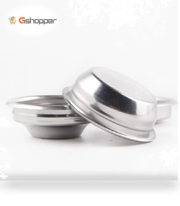 Semi-automatic Coffee Machine Stainless Steel Powder Bowl Brewing Head Filter Bottomless Handle Filter — Semi-Automatic Espresso Machines